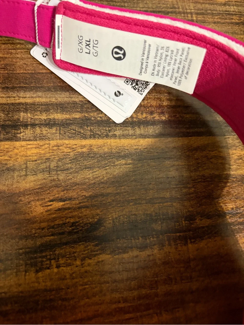 lululemon athletica Hot Pink Sport Visor